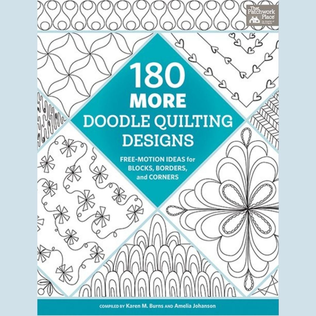 180 More Doodle Quilting Designs by Karen Burns - Softcover